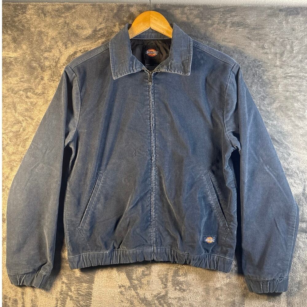 Dickies Lined Corduroy Eisenhower Jacket JTR08AF Men XS Air Force Blue Variant